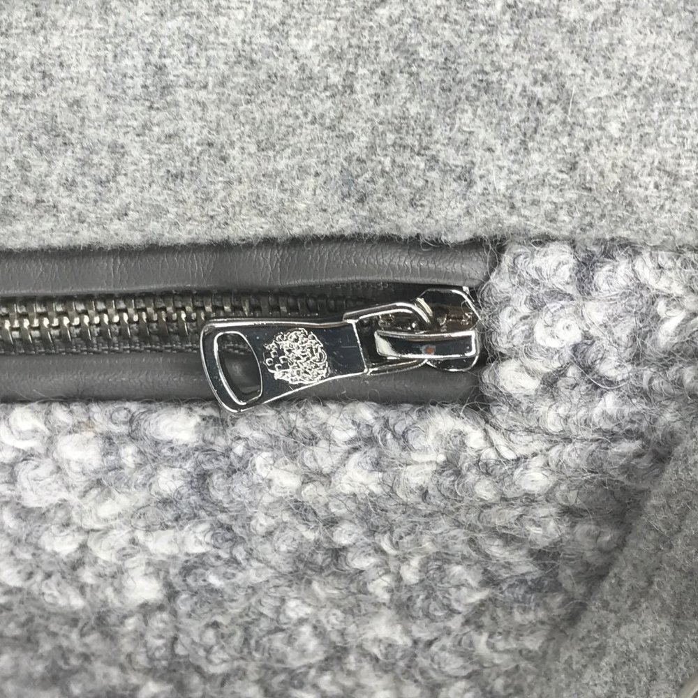 VINCE CAMUTO🌺Grey Belted Boucle Wool Coat NWOT - Picture 8 of 9
